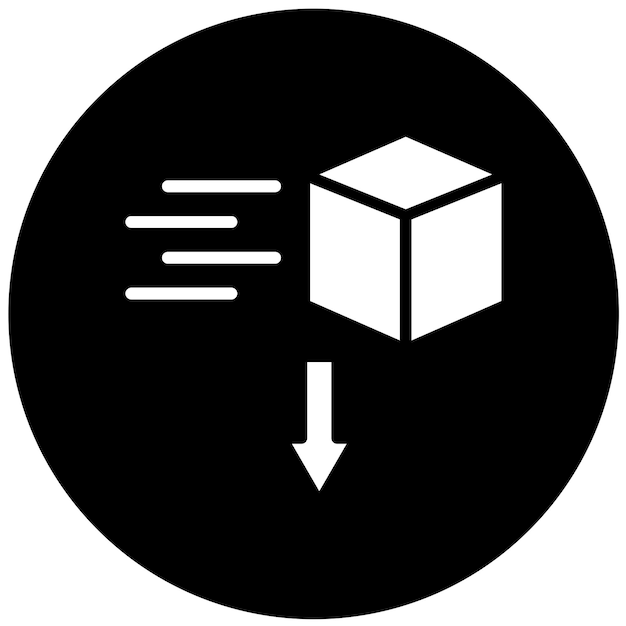 Estilo del icono de envío del diseño vectorial