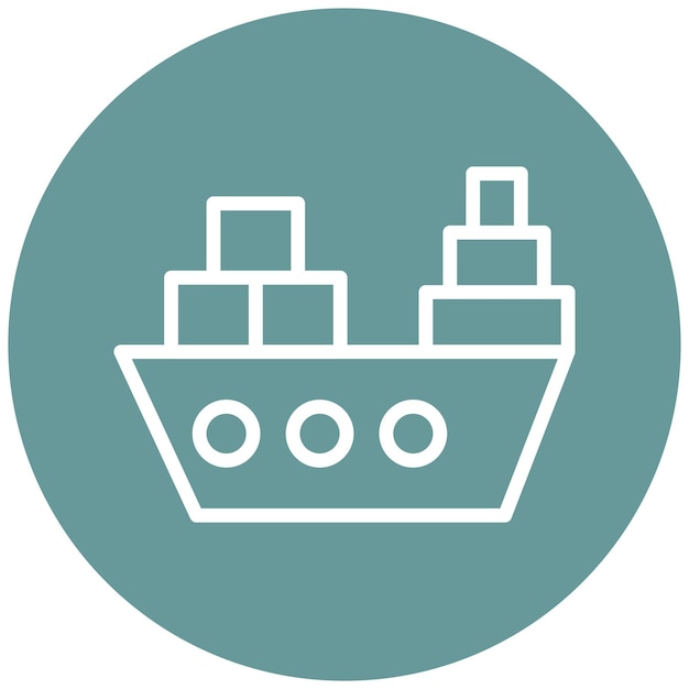 Estilo de icono de envío de diseño vectorial