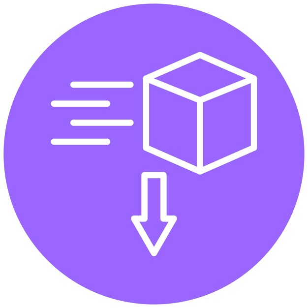 Estilo del icono de envío del diseño vectorial
