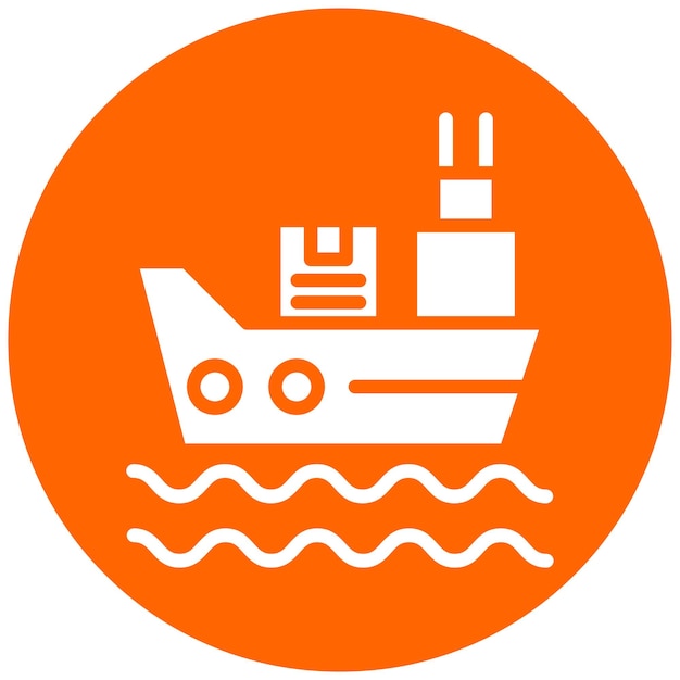 Estilo de icono de envío de diseño vectorial