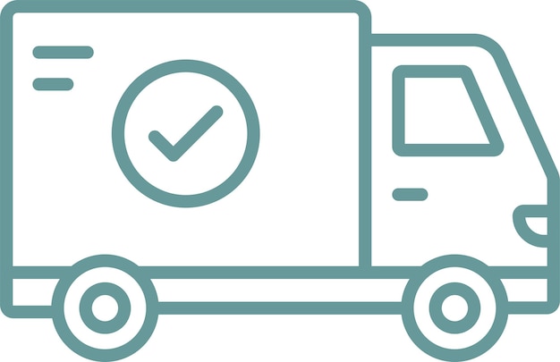 Estilo de icono de envío de diseño vectorial