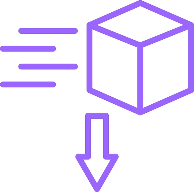 Estilo del icono de envío del diseño vectorial