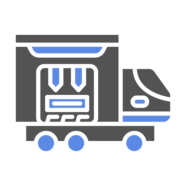 Estilo de icono de envío expreso de diseño vectorial