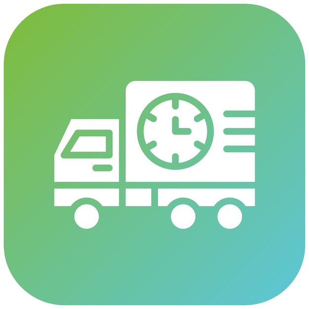Estilo de icono de envío expreso de diseño vectorial