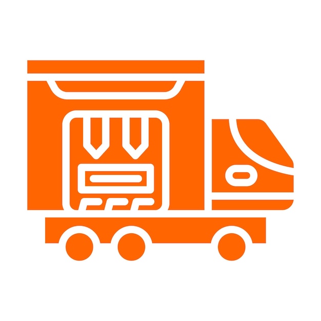 Estilo de icono de envío expreso de diseño vectorial