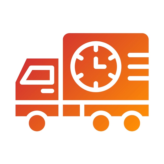 Estilo de icono de envío expreso de diseño vectorial