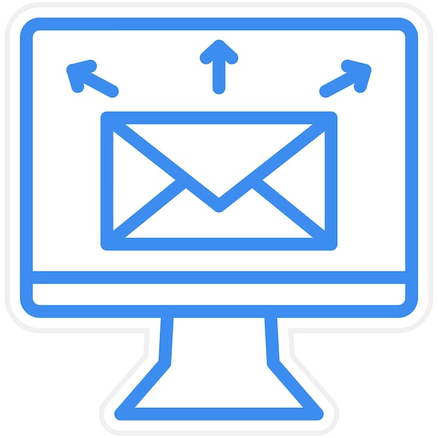 Estilo de icono de envío masivo de diseño vectorial