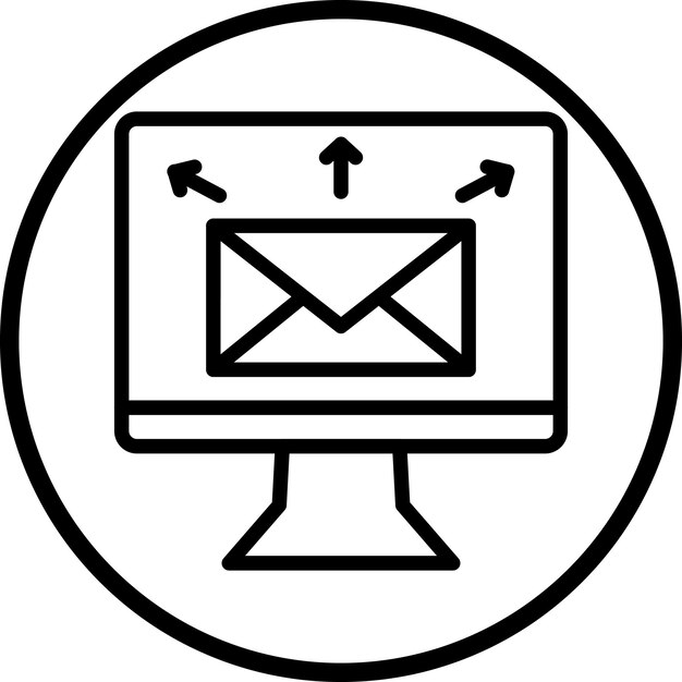 Estilo de icono de envío masivo de diseño vectorial