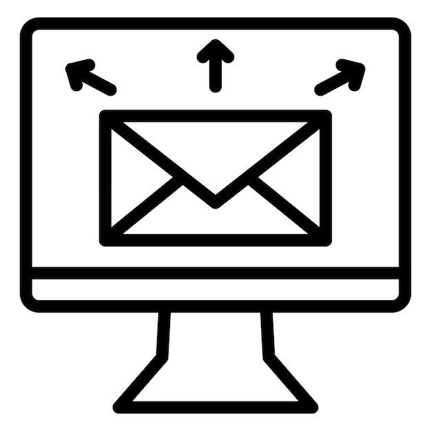 Estilo de icono de envío masivo de diseño vectorial