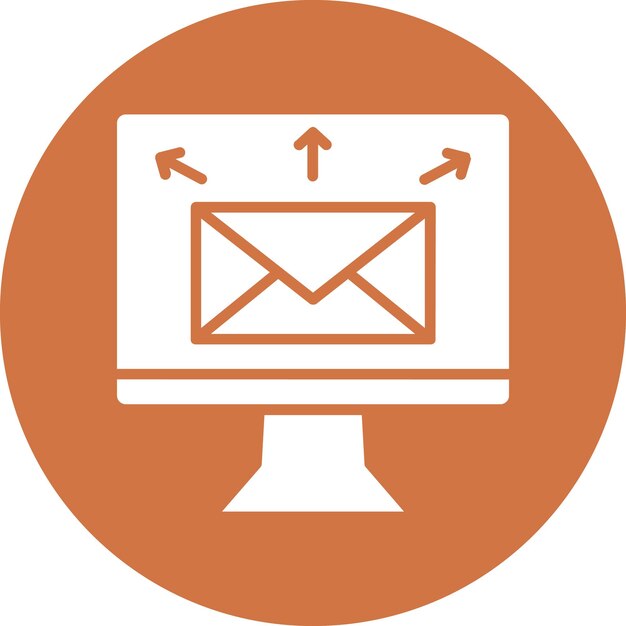 Estilo de icono de envío masivo de diseño vectorial
