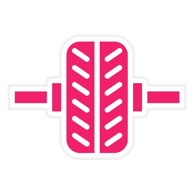 Estilo del icono del equilibrador de ruedas de diseño vectorial