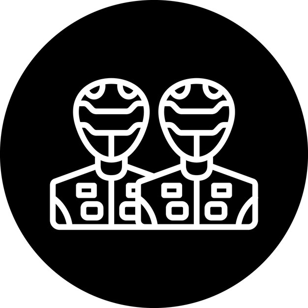 Estilo del icono del equipo de diseño vectorial