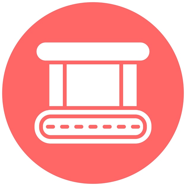 Estilo del icono del equipo de rehabilitación de diseño vectorial