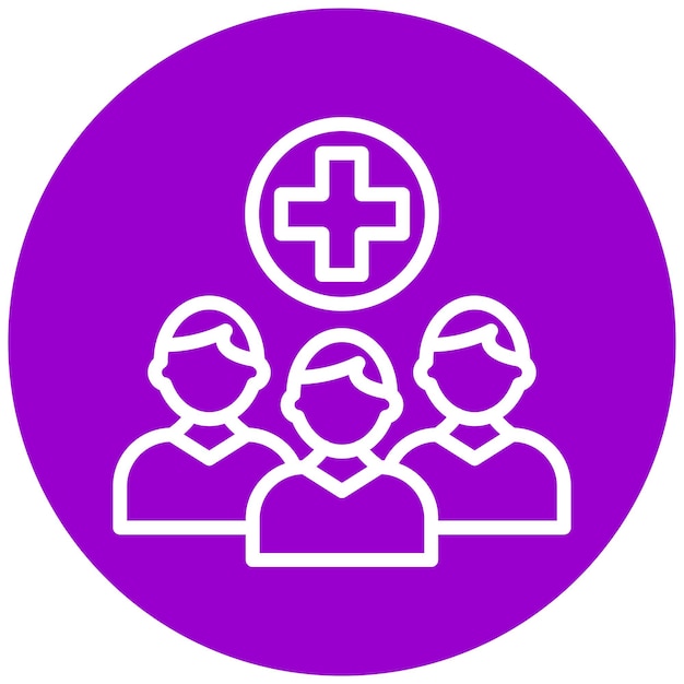 Estilo del icono del equipo de respuesta de emergencia de diseño vectorial