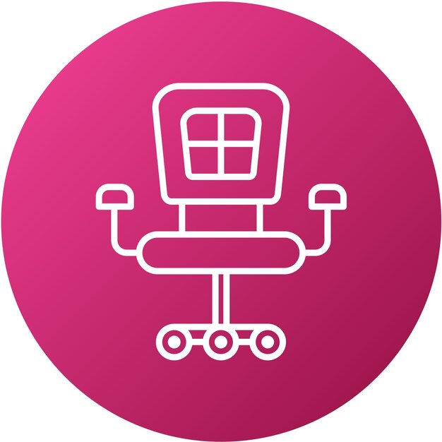 Estilo de icono ergonómico de diseño vectorial