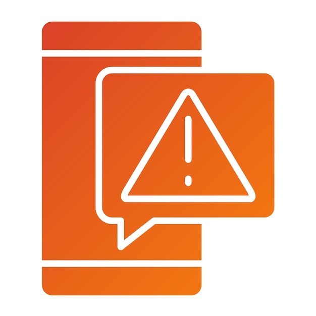 Estilo del icono de error crítico del diseño vectorial