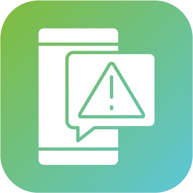 Estilo del icono de error crítico del diseño vectorial