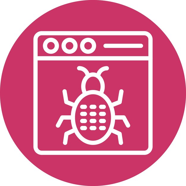 Estilo del icono de error de diseño vectorial