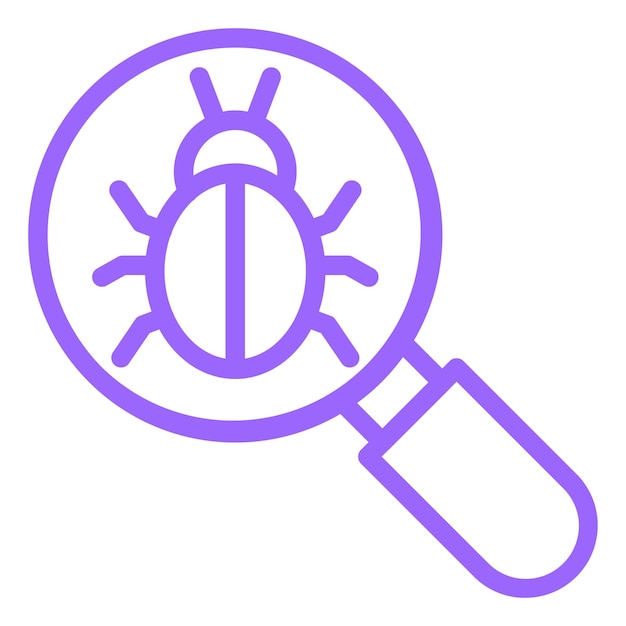 Estilo del icono de error de diseño vectorial