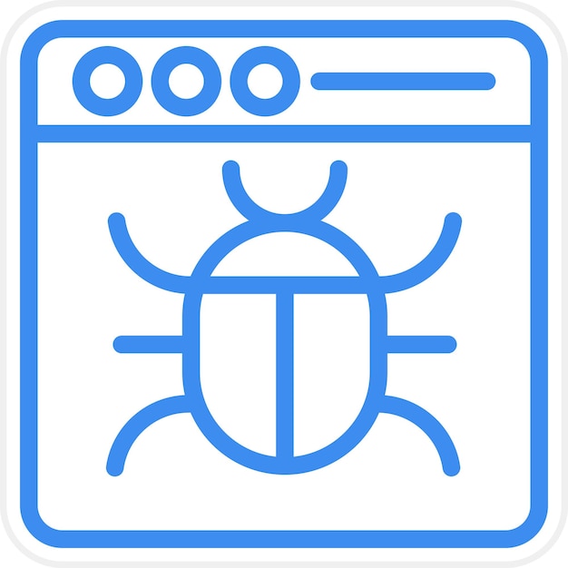 Estilo del icono de error de diseño vectorial
