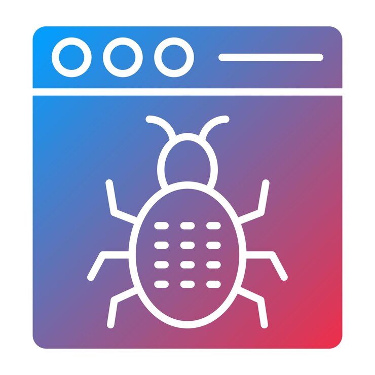 Vector estilo del icono de error de diseño vectorial