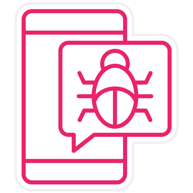 Estilo del icono de error de diseño vectorial