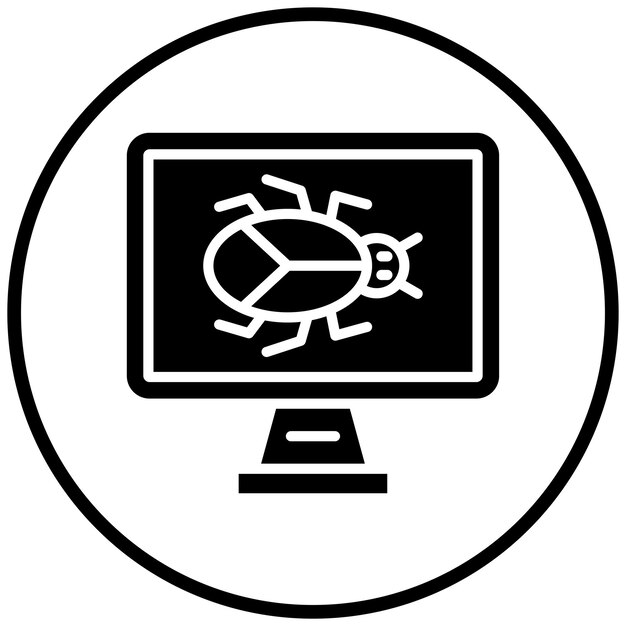 Estilo del icono de error de diseño vectorial