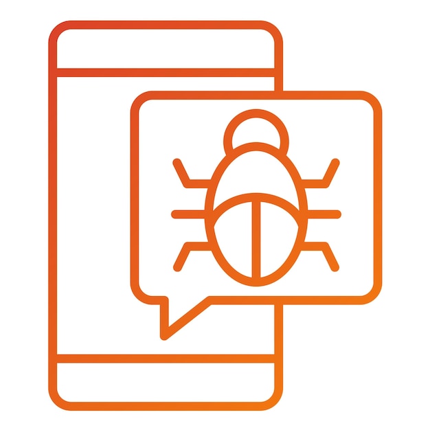 Estilo del icono de error de diseño vectorial