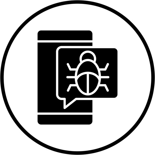 Estilo del icono de error de diseño vectorial