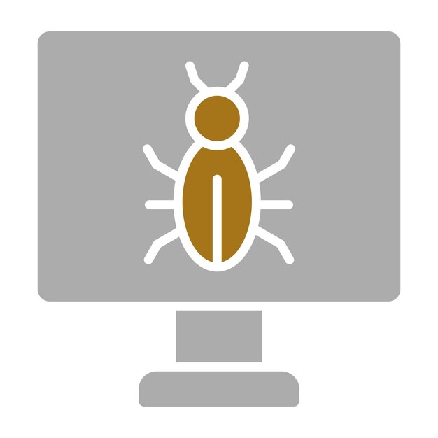 Estilo del icono de error de diseño vectorial