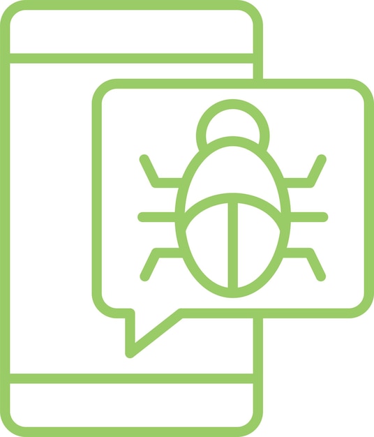 Estilo del icono de error de diseño vectorial