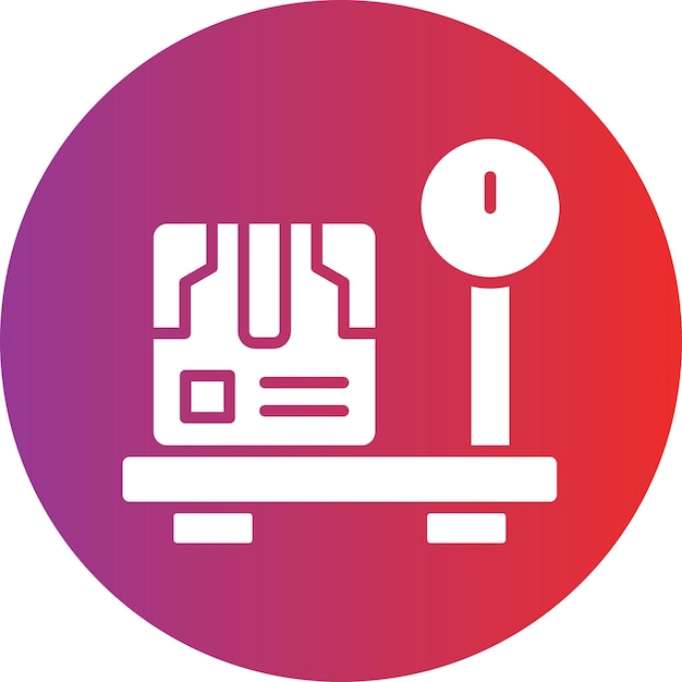 Estilo del icono de la escala del paquete