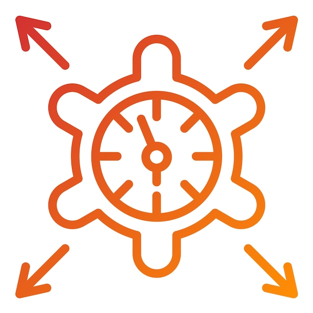 Estilo del icono de escalabilidad del diseño vectorial