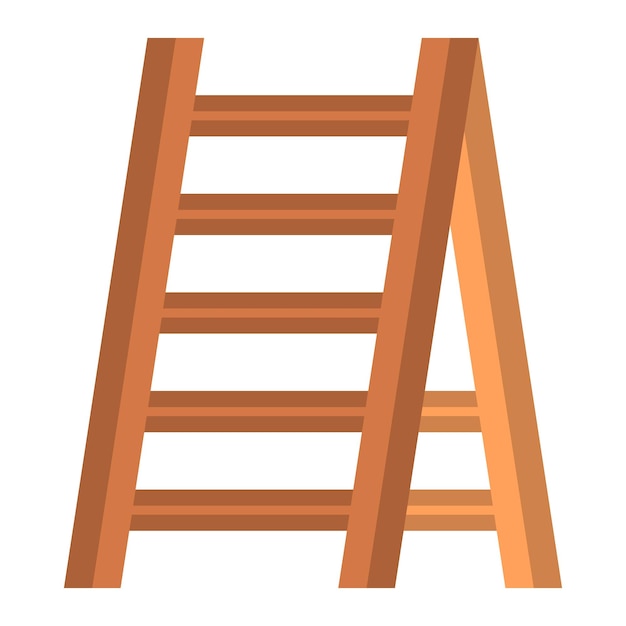 Vector estilo del icono de la escalera de diseño vectorial