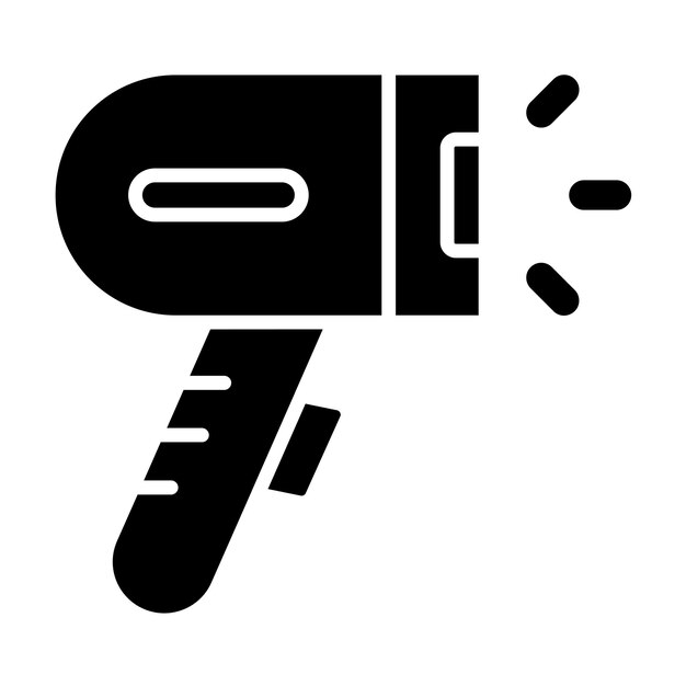 Estilo del icono del escáner de códigos de barras de diseño vectorial