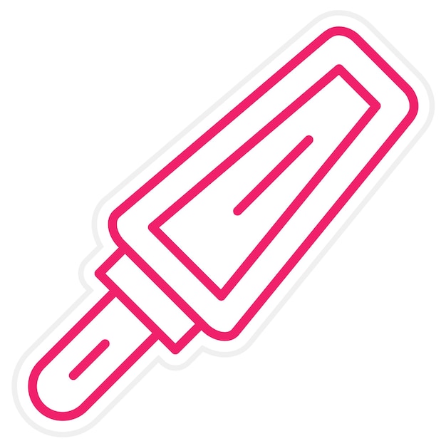 Estilo del icono del escáner de cuerpo de diseño vectorial