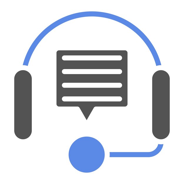 Estilo del icono del escritorio de ayuda de diseño vectorial
