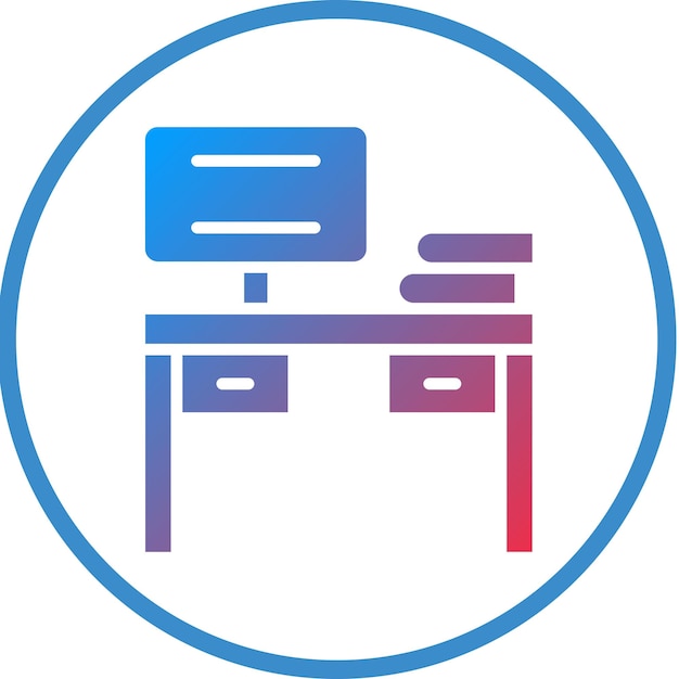 Estilo de icono de escritorio de diseño vectorial