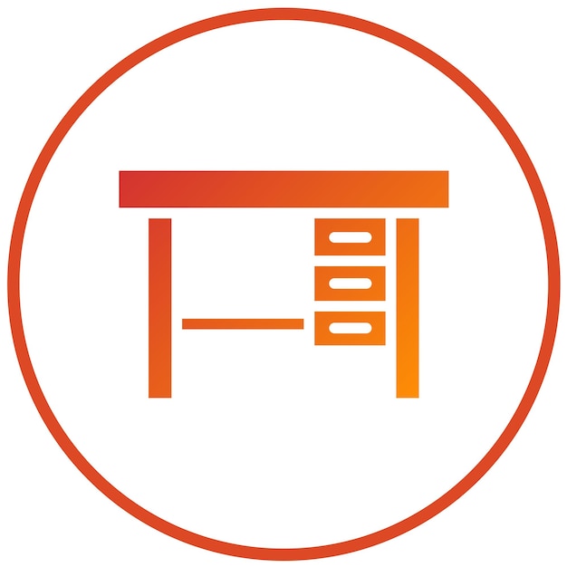 Estilo del icono del escritorio de diseño vectorial