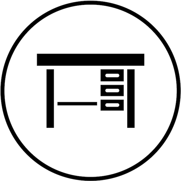 Estilo del icono del escritorio de diseño vectorial