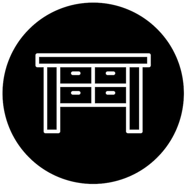 Estilo del icono del escritorio de diseño vectorial