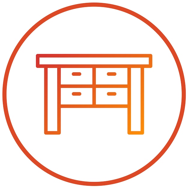 Estilo del icono del escritorio de diseño vectorial