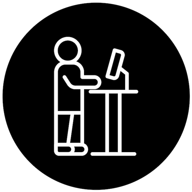 Estilo de icono de escritorio de diseño vectorial