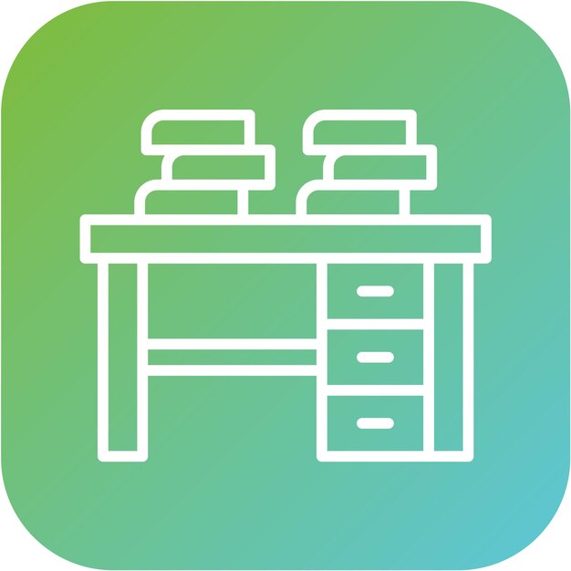 Estilo del icono del escritorio de diseño vectorial