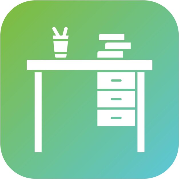 Estilo del icono del escritorio de diseño vectorial