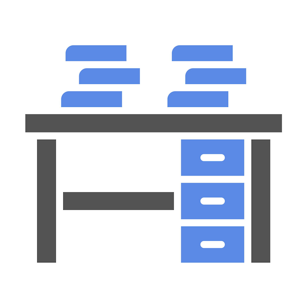 Estilo del icono del escritorio de diseño vectorial