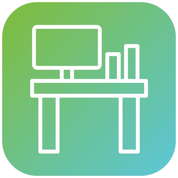 Estilo del icono del escritorio de diseño vectorial