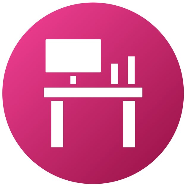 Estilo del icono del escritorio de diseño vectorial