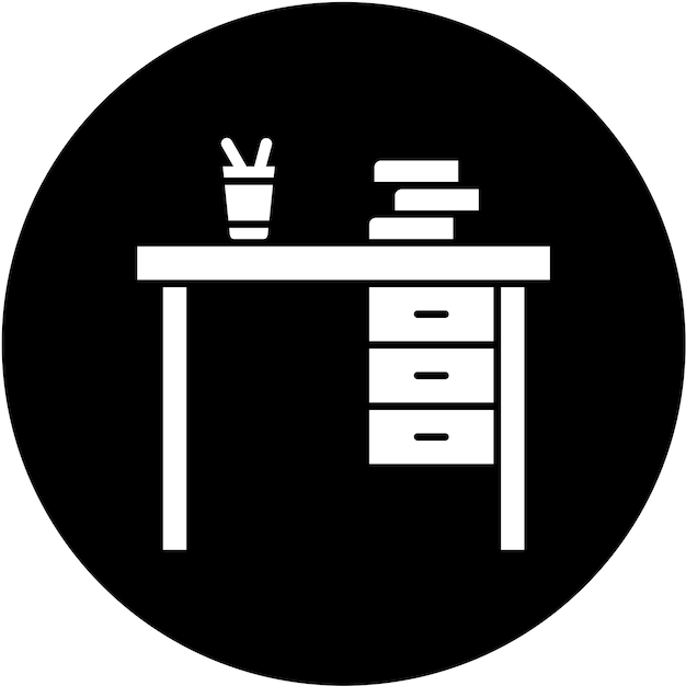 Estilo del icono del escritorio de diseño vectorial