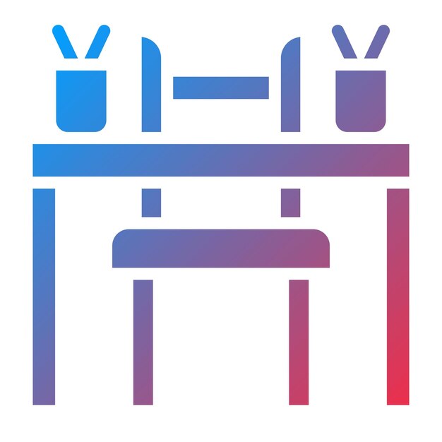 Estilo del icono del escritorio de la escuela